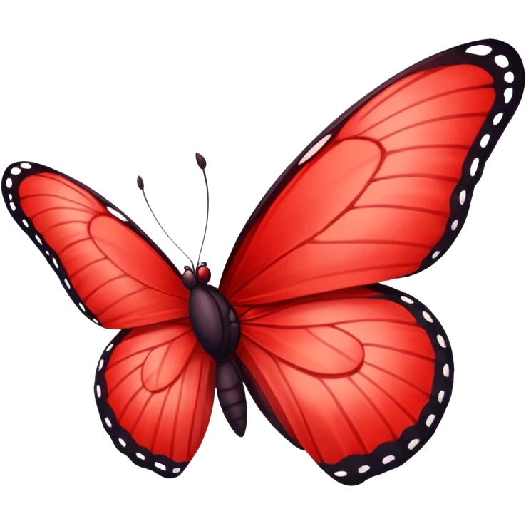 Red butterfly emoji