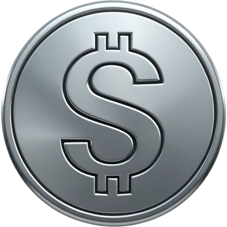 $ dollar metal symbol emoji