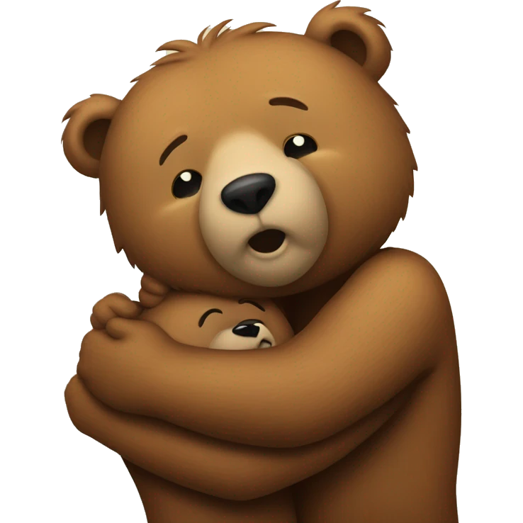 bears hugging  emoji