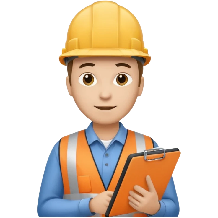 engineer with clipboard emoji