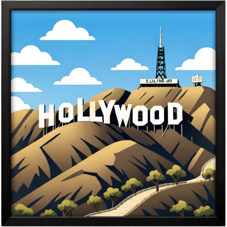 Hollywood Sign emoji