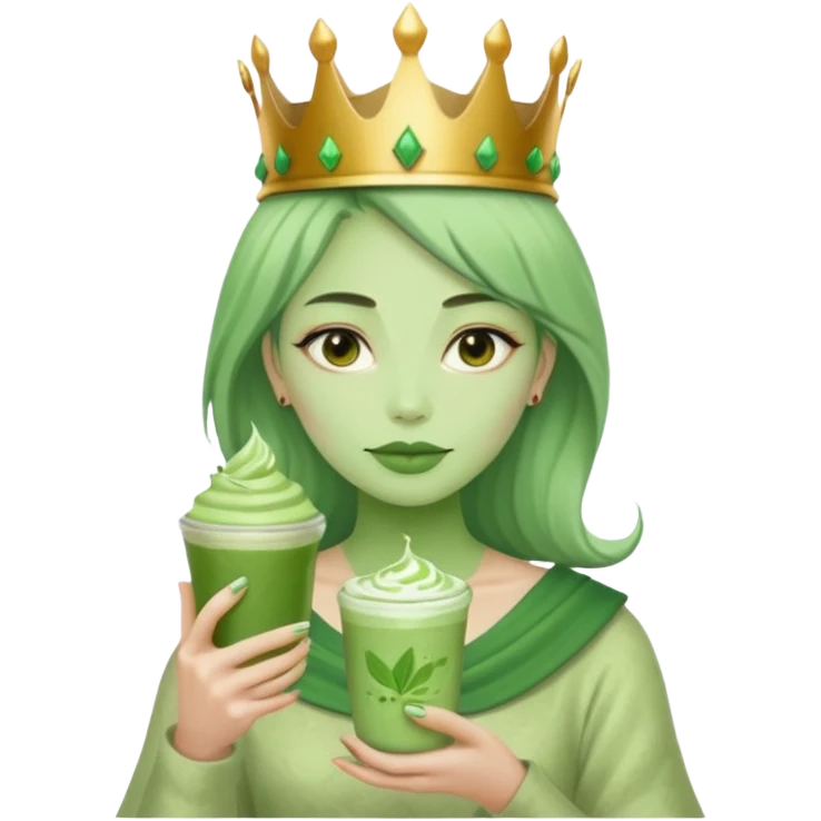 i want an emoji for a matcha queen emoji