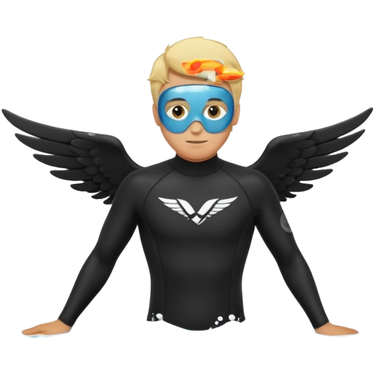 a blonde guy doing wingfoil emoji