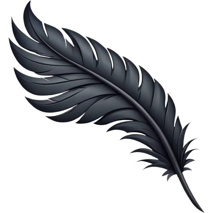 black wing only emoji