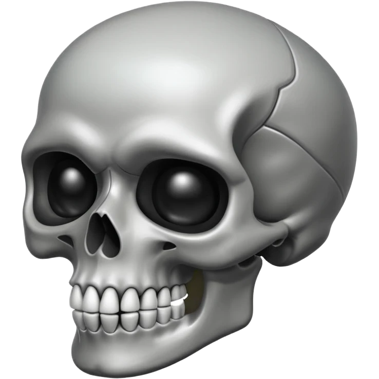 🤫+💀 emoji