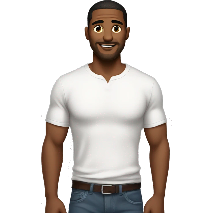 Hot man emoji