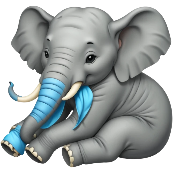 gajah tidur emoji