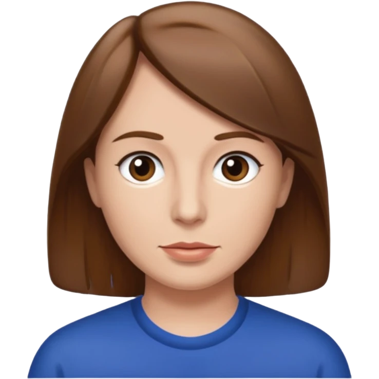 Terry Coldwell with brown hair emoji
