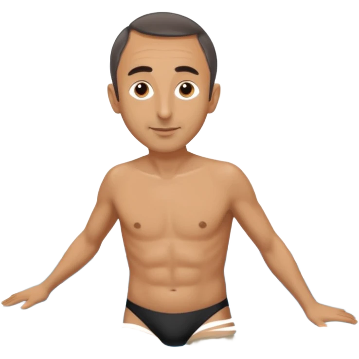 Éric Zemmour, en maillot de bain emoji