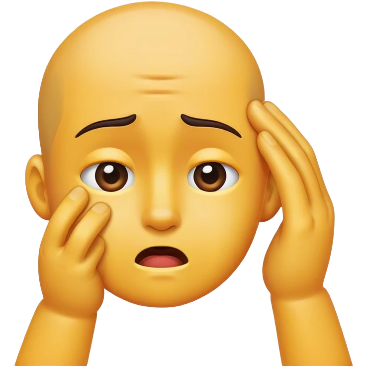 awkward head scratching emoji