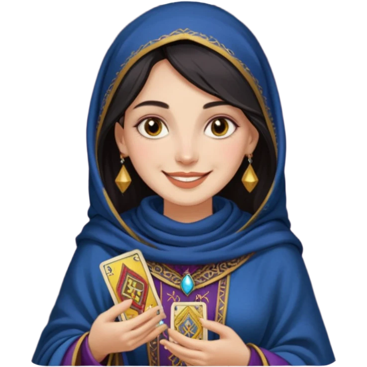 Bruxinha do tarot emoji