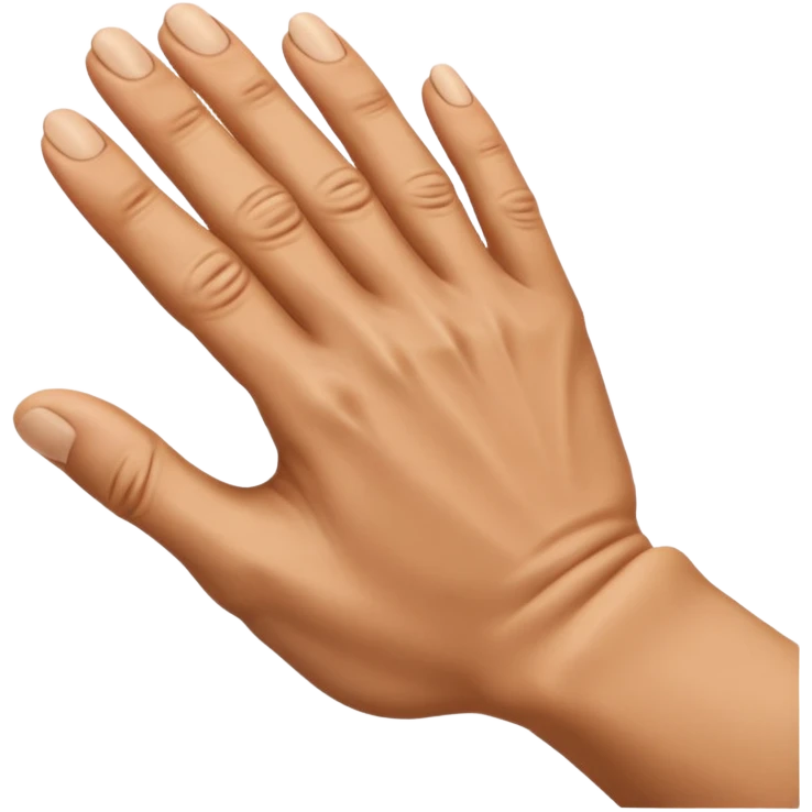 clap hand from side view emoji