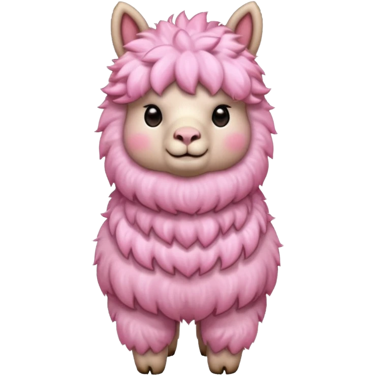 Pink Alpaca  emoji