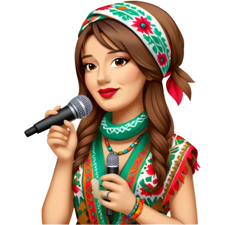 Colorful Singer emoji