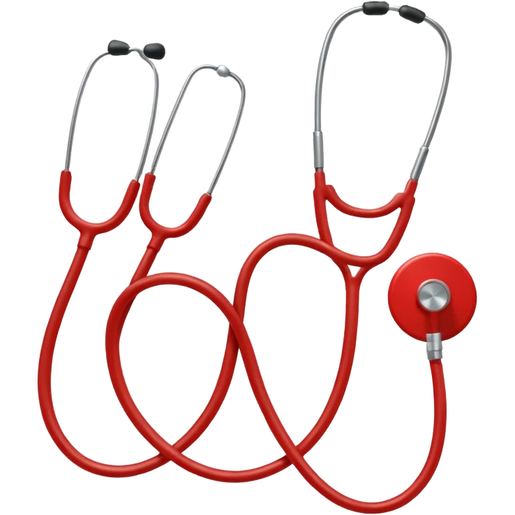 red stethoscope emoji