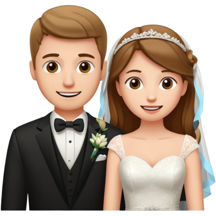 confused newlywed couple emoji