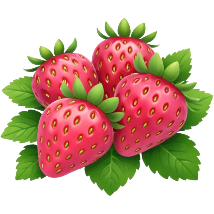 nenuphar with Strawberries  emoji