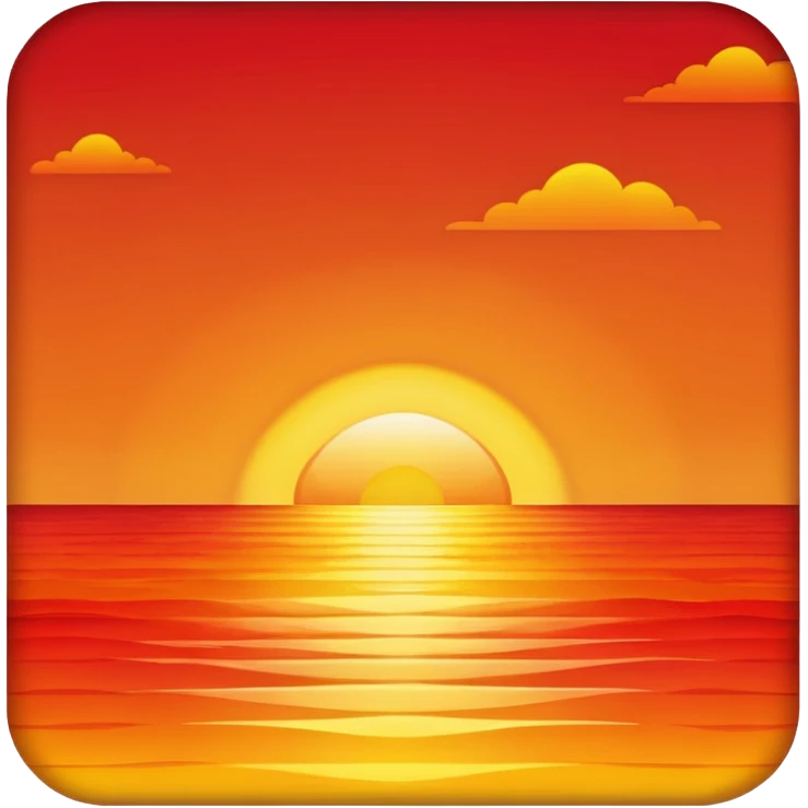 sunset emoji