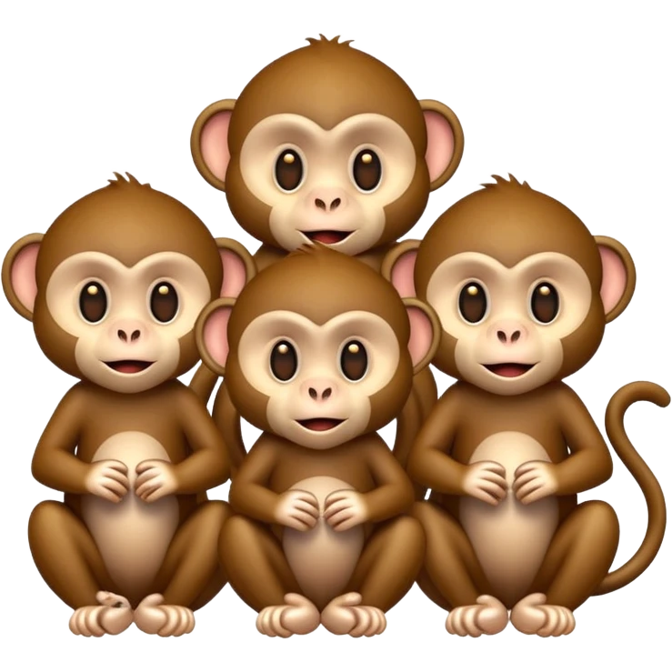 Monkeys emoji
