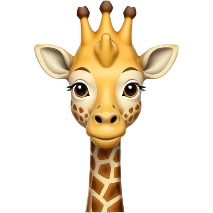 king giraffe emoji