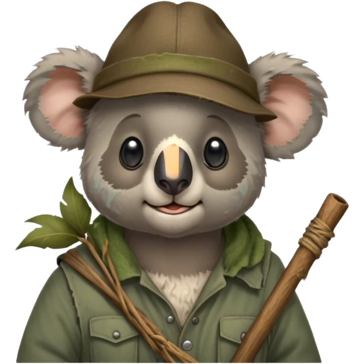 Hobo koala emoji