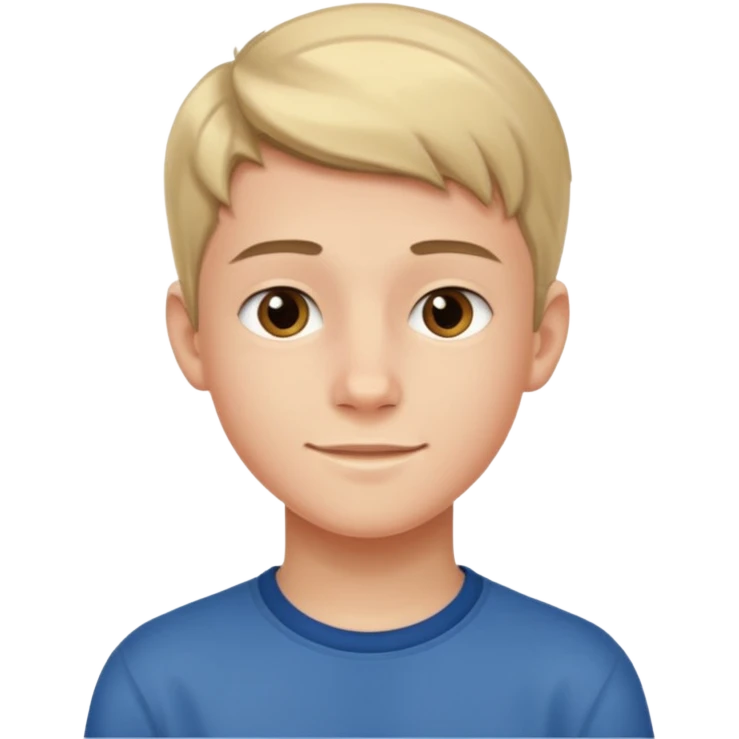 잘생긴 14세 소년 emoji