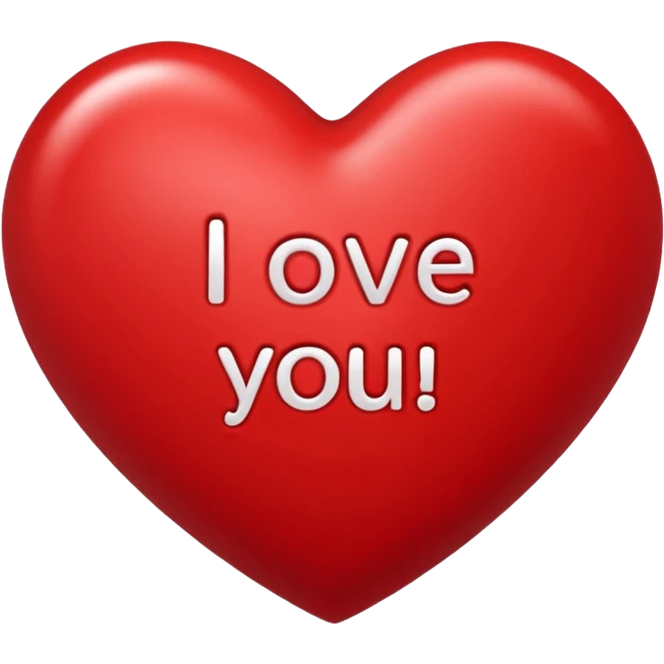 Heart i love you emoji