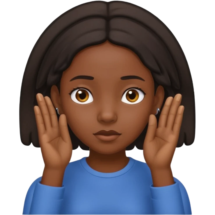 👧🏾👂🏾🤏🏾 emoji