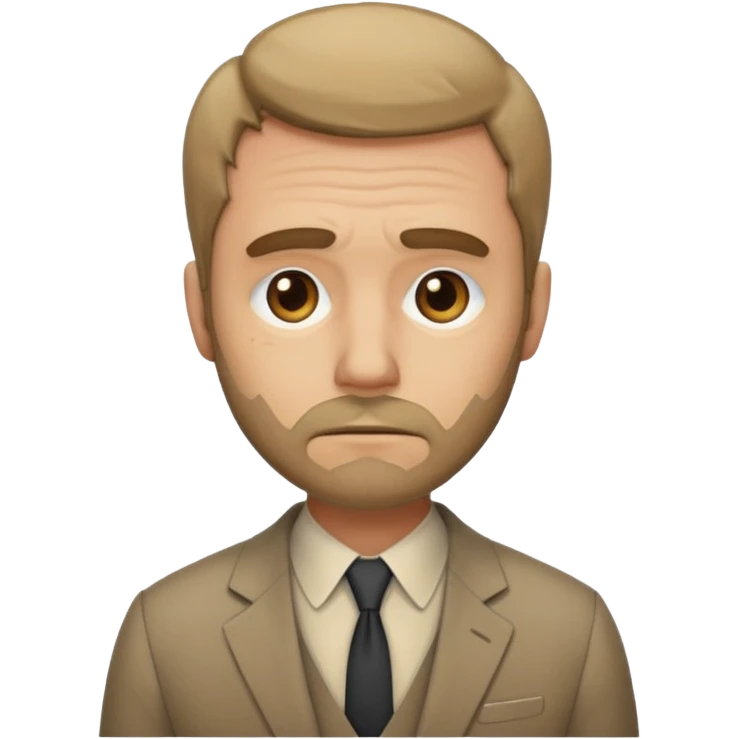 Создай эмодзи безработного мужчины emoji