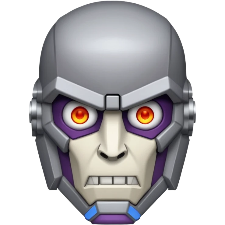 Super scared megatron emoji