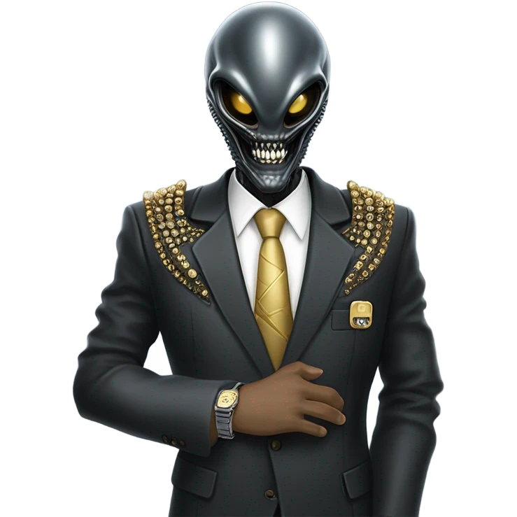 Millionaire xenomorph emoji