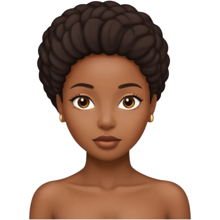 Naked black women emoji