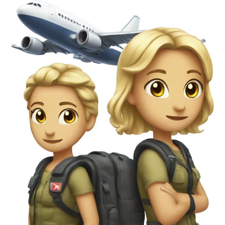 airplane + isabelle emoji