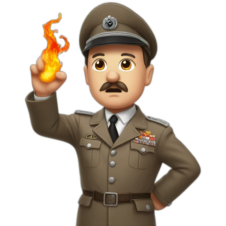 Hitler et dracaufeu qui dansent emoji | AI Emoji Generator
