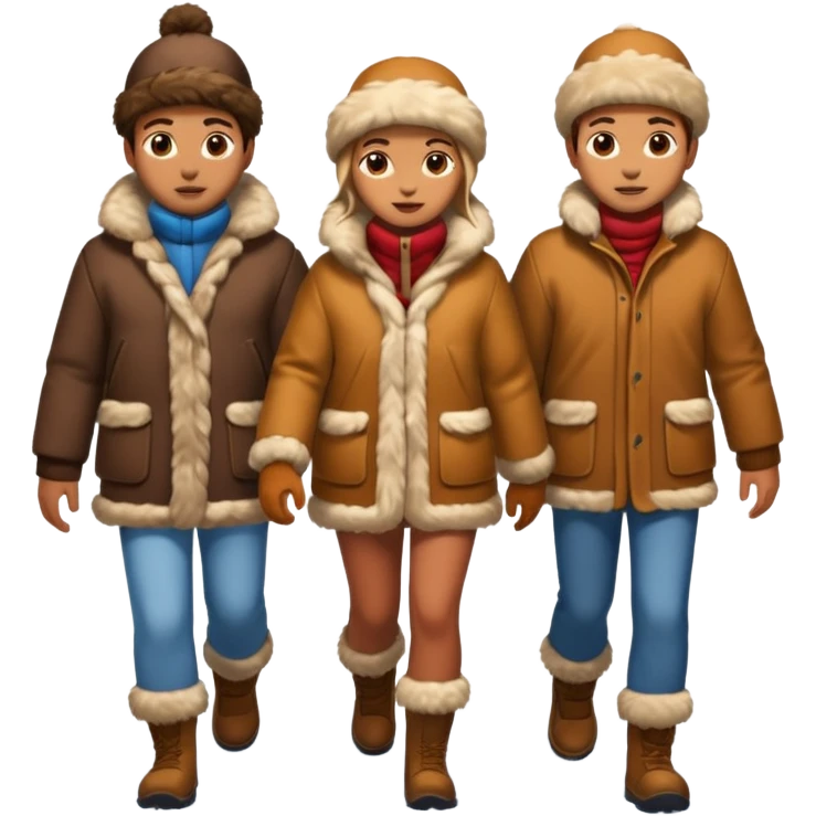ice age tribe walking emoji