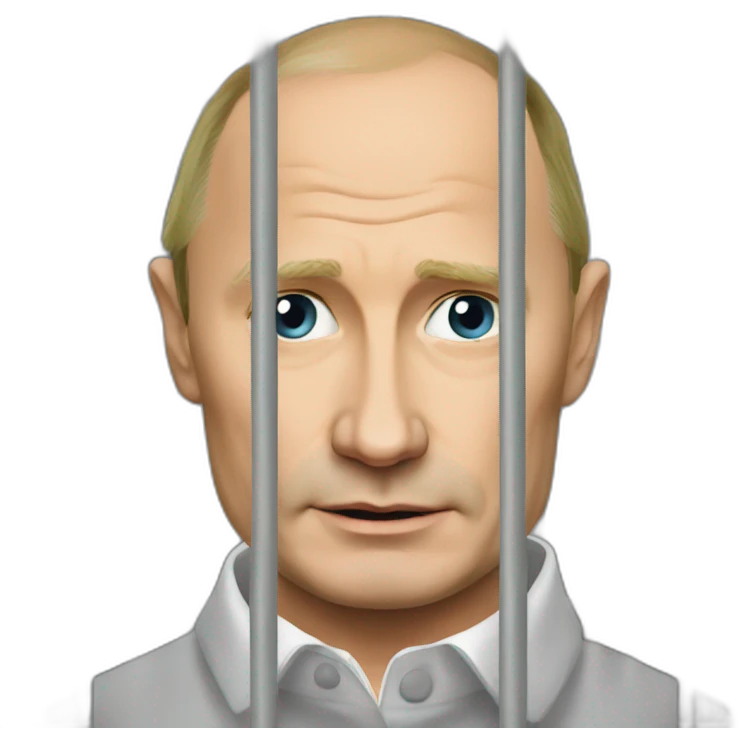 putin behind bars emoji