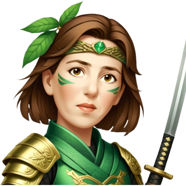 Emerald Samurai emoji