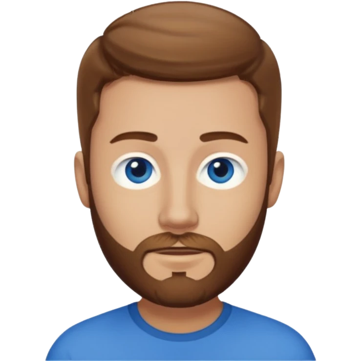 Ben Phillips, YouTuber (b.1992) with light brown hair and short beard emoji