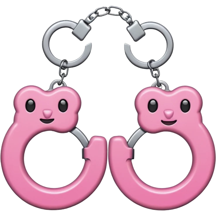 Fuzzy handcuffs emoji