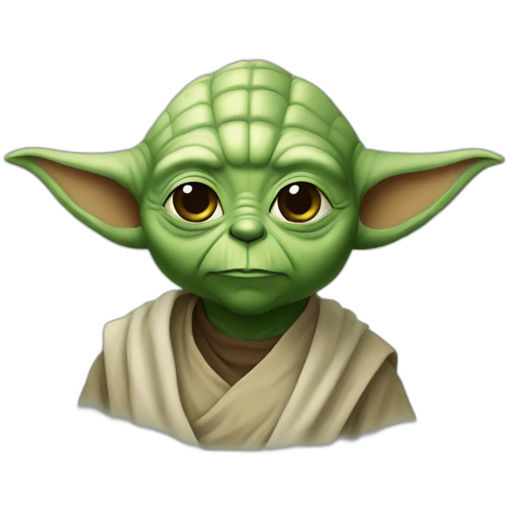 Yoda as an Arabian emoji