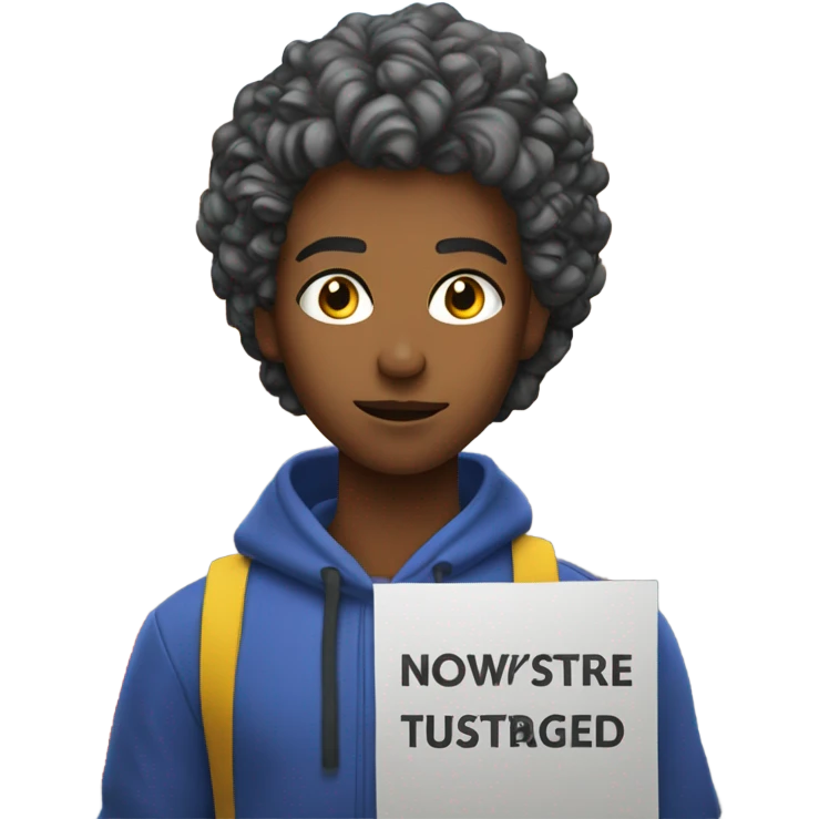 A woke protestor emoji