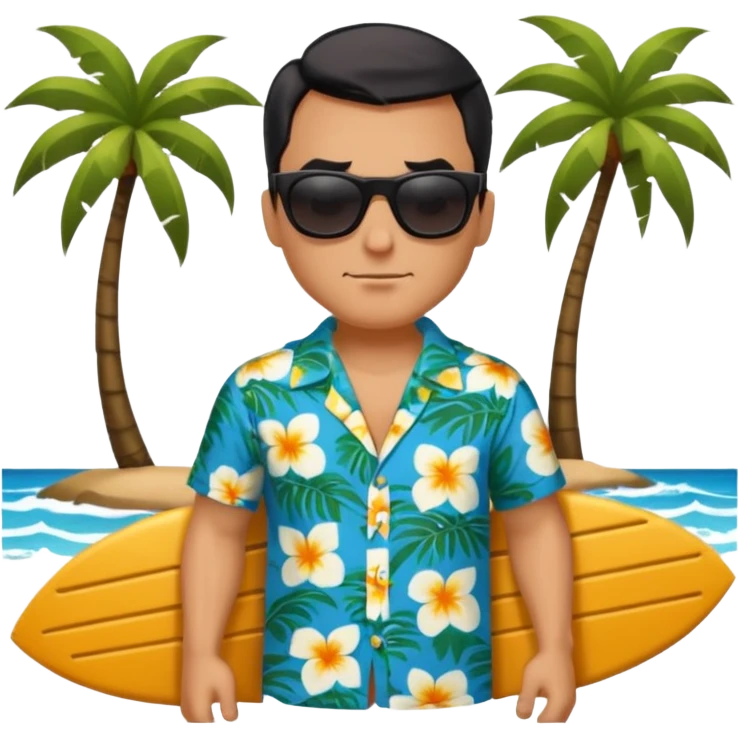 batman on vacation emoji