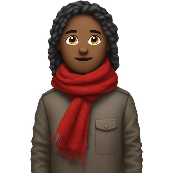thick red scarf emoji