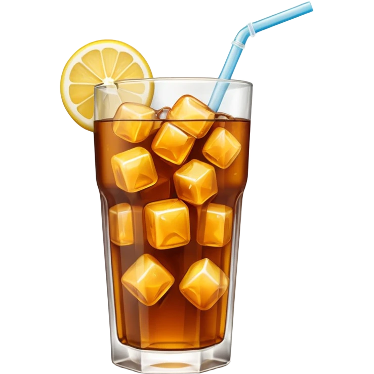 ice tea in glass emoji