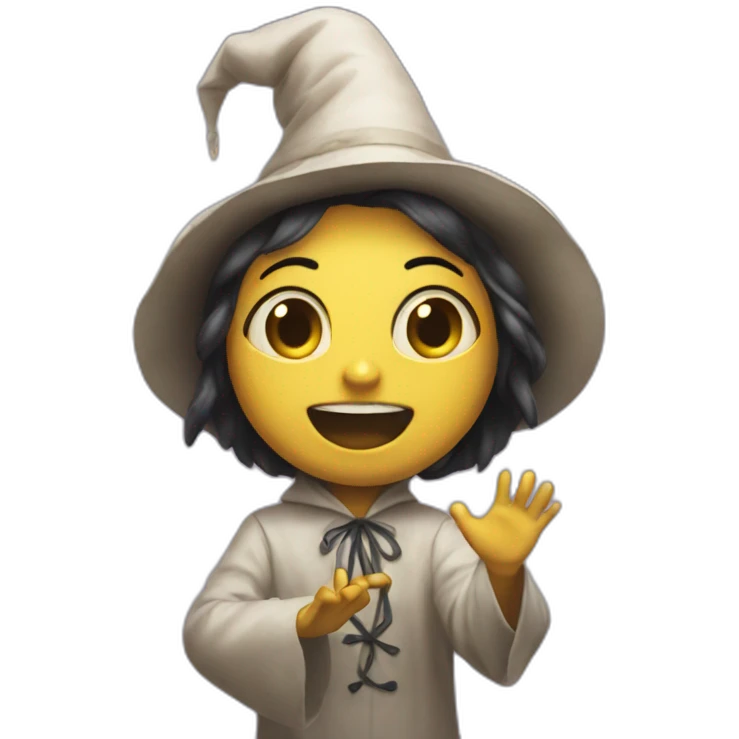 Poupée conjuring emoji