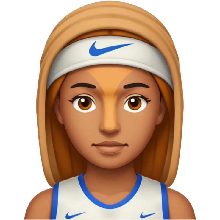 Nike with full face  emoji