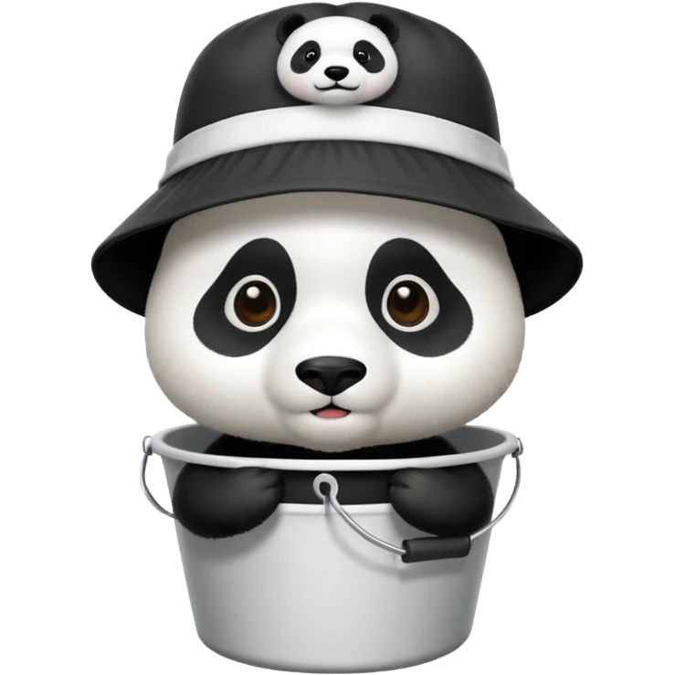 panda with bucket hat emoji
