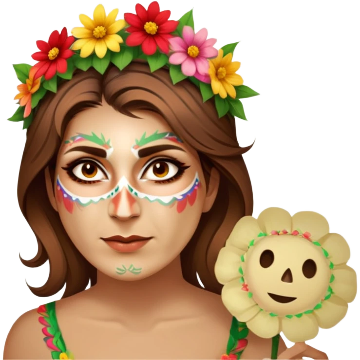 Flower-Crowned Dancer emoji