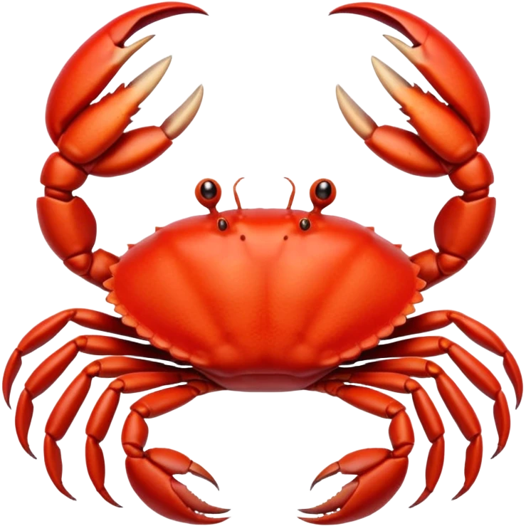 カニの絵文字が高速で横移動する絵文字 emoji