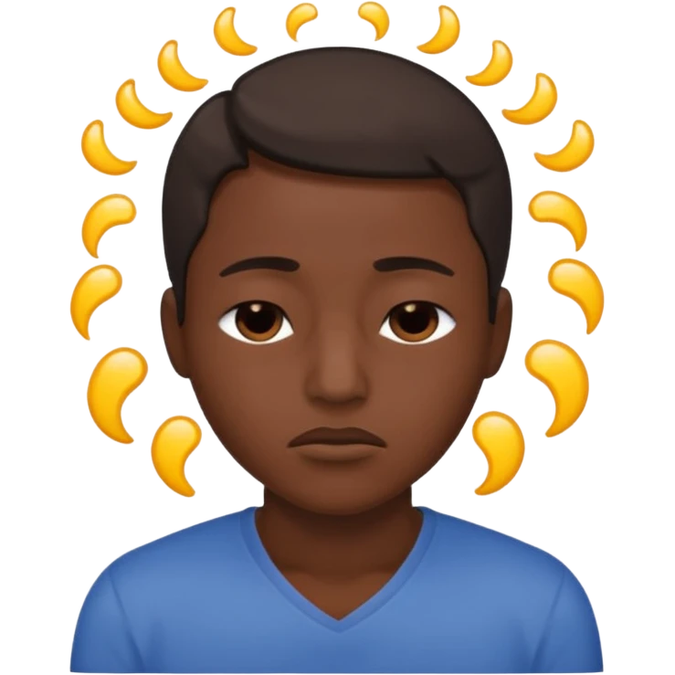 Sad head shake emoji